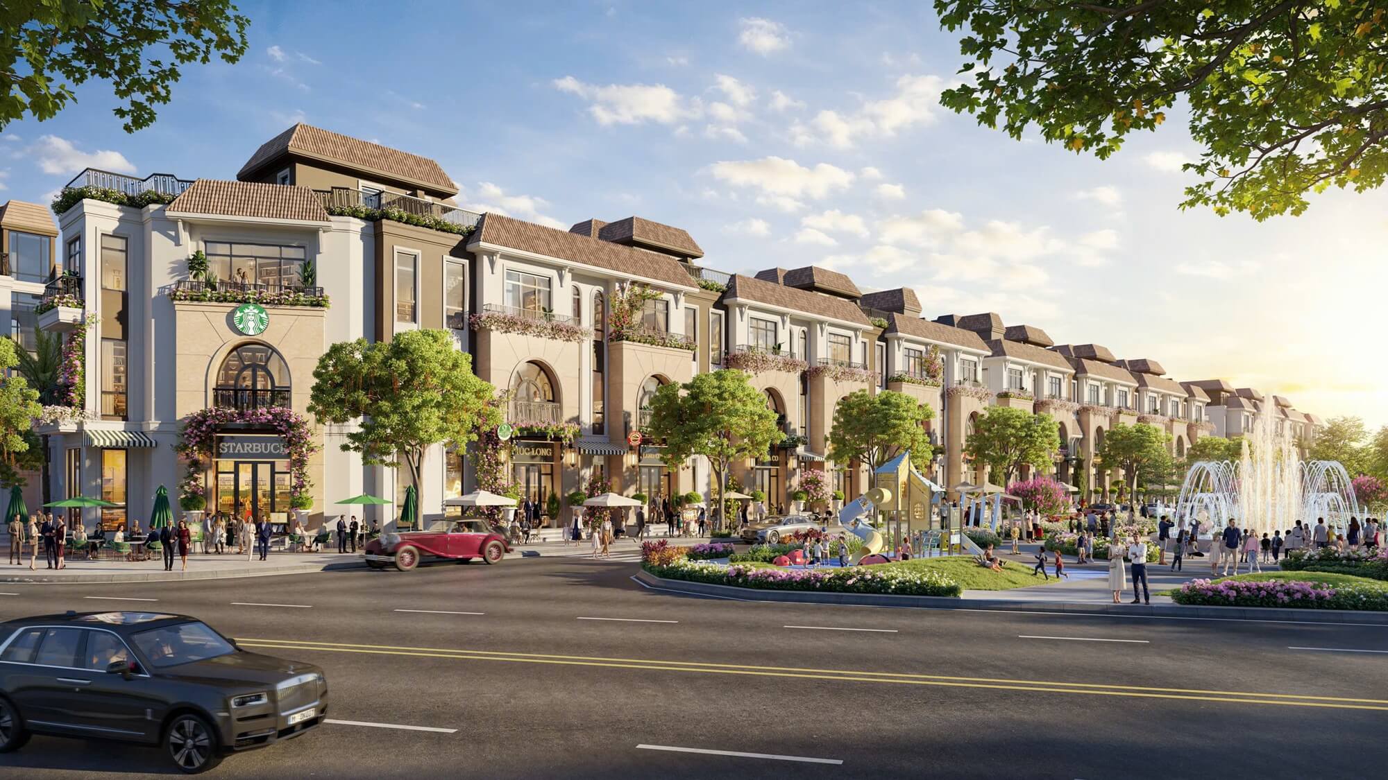 shop villa metro grand street phú diễn
